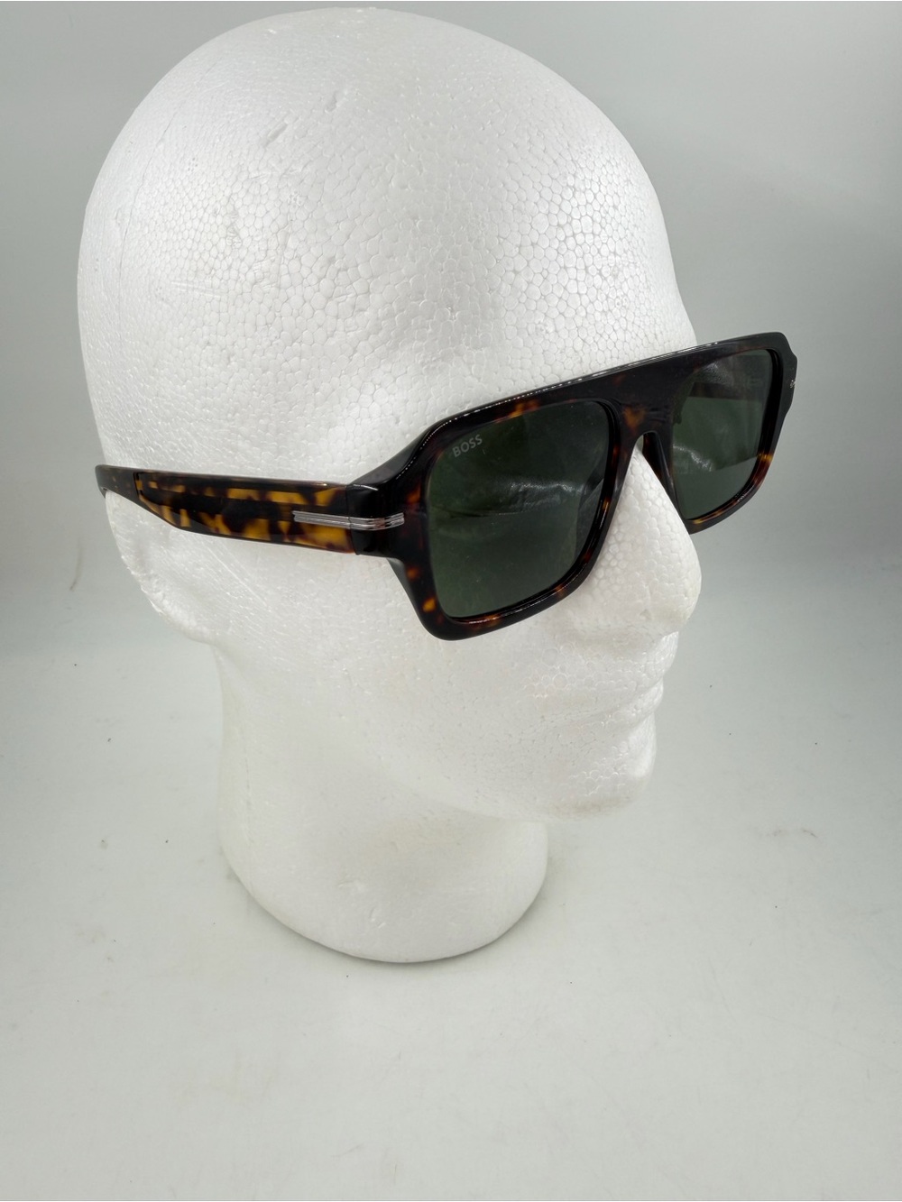 Hugo Boss Men’s 1595/S 0086 07 Dk Havana Tortoiseshell Green Lens 53-19 145